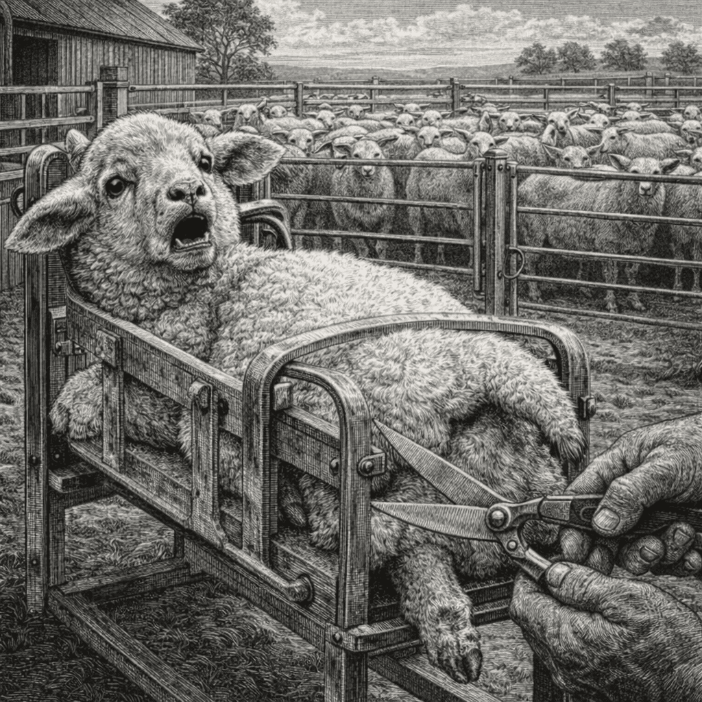 mutilated lambs